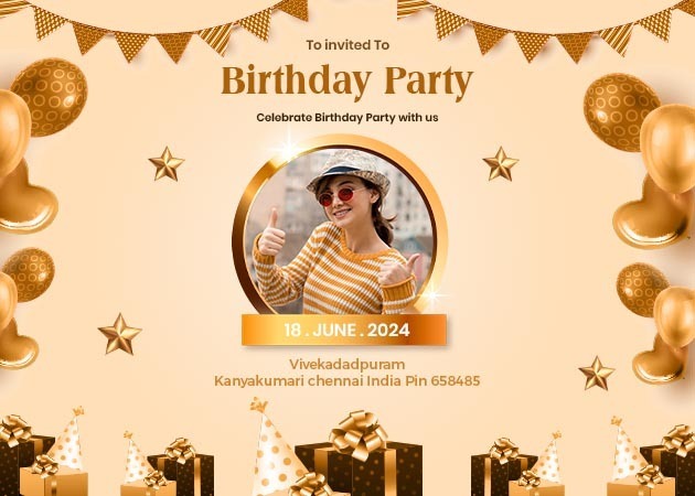 Birthday Invitation Cards