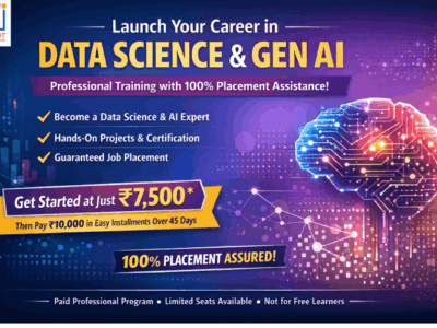 Data Science & Gen AI Courses- Python, Machine Learning & Gen AI